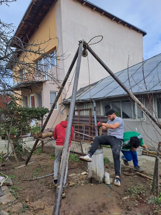 Foraje puțuri Denisipări